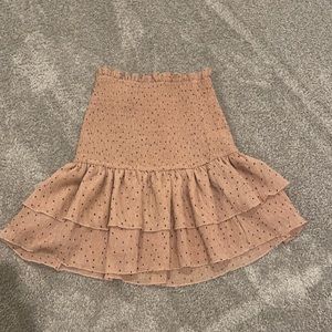 A frilly skirt from vestique (a local boutique)